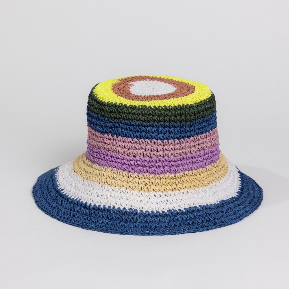 Hat Attack Colorful Striped Crochet Hat